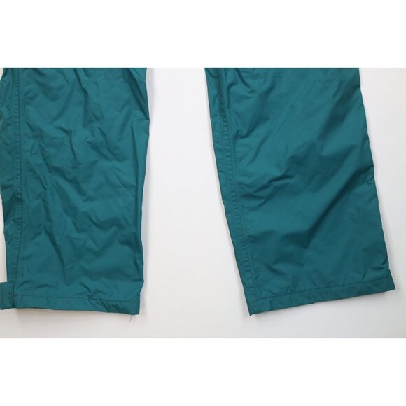Vintage 90s Gander Mountain Mens M - XL Tall Waterproof Wide Leg Rain Pants USA - Picture 4 of 15